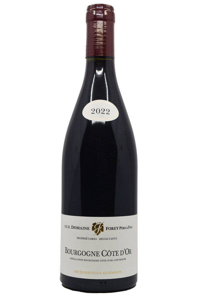 Bottle of Domaine Forey Pere et Fils Bourgogne Cote d'Or Rouge 2022-Red Wine-Flatiron SF