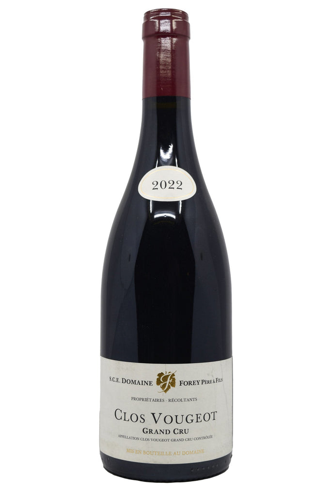 Bottle of Domaine Forey Pere et Fils Clos Vougeot Grand Cru 2022-Red Wine-Flatiron SF