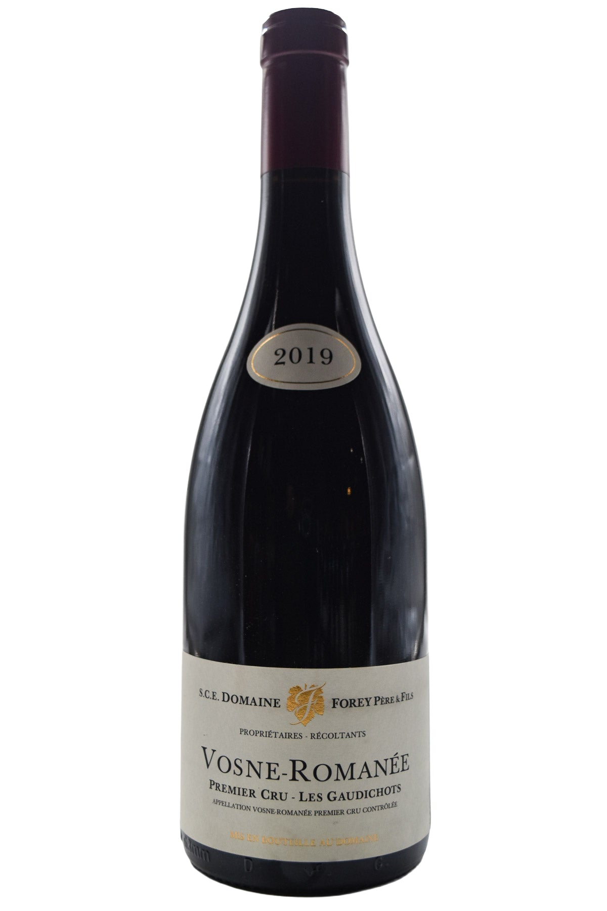 Bottle of Domaine Forey Pere et Fils Vosne Romanee 1er Cru Les Gaudichots 2019 [NET]-Red Wine-Flatiron SF