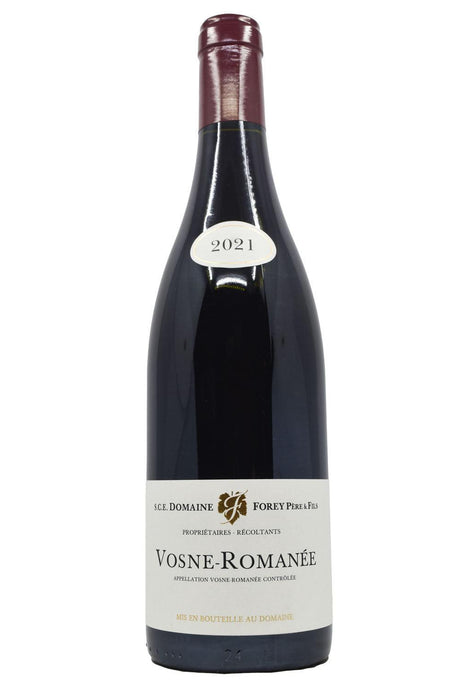 Bottle of Domaine Forey Pere et Fils Vosne-Romanee 2021-Red Wine-Flatiron SF