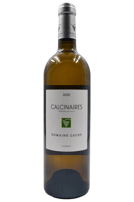 Bottle of Domaine Gauby Les Calcinaires Blanc 2020-White Wine-Flatiron SF