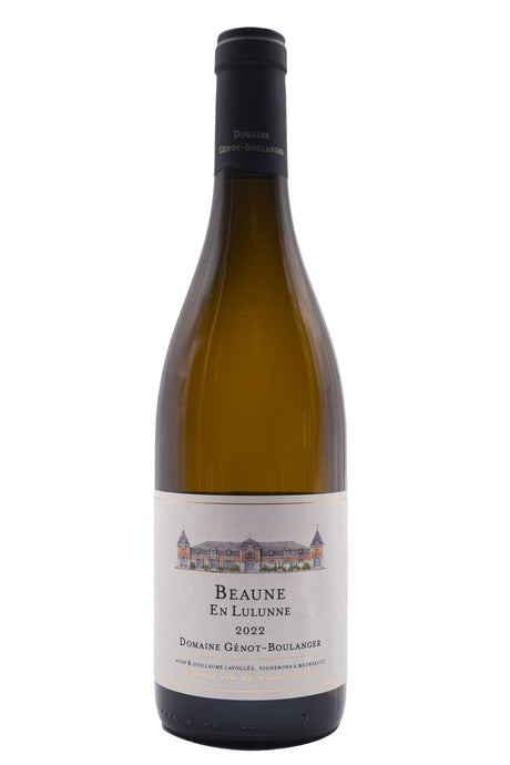 Bottle of Domaine Genot-Boulanger Beaune En Lulunne Blanc 2022-White Wine-Flatiron SF