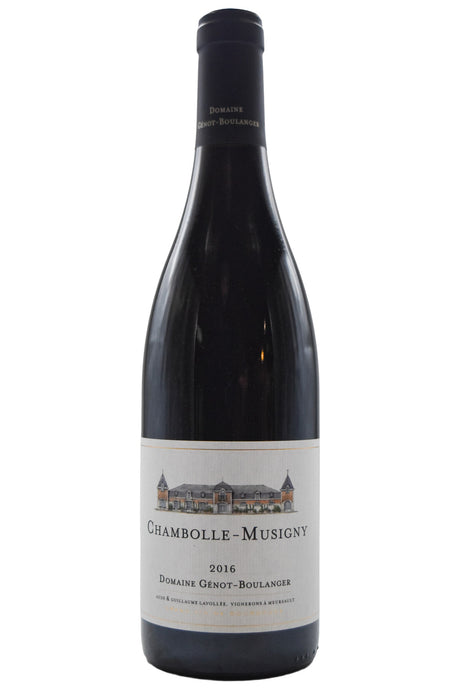 Bottle of Domaine Genot-Boulanger Chambolle-Musigny 2016-Red Wine-Flatiron SF