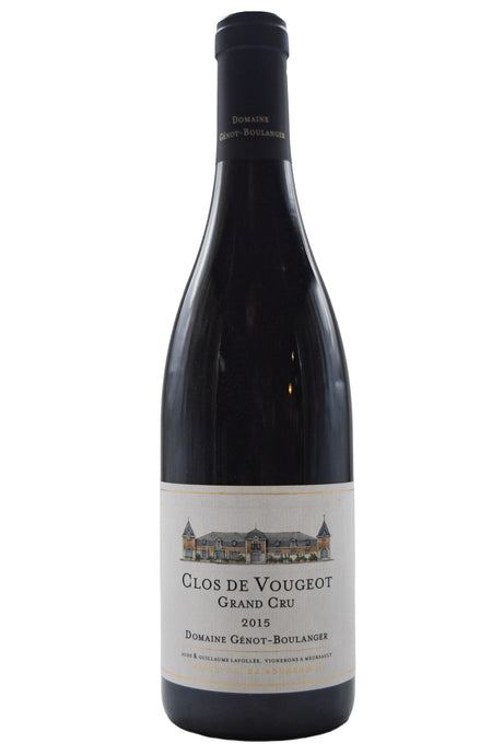 Bottle of Domaine Genot-Boulanger Clos Vougeot 2015-Red Wine-Flatiron SF