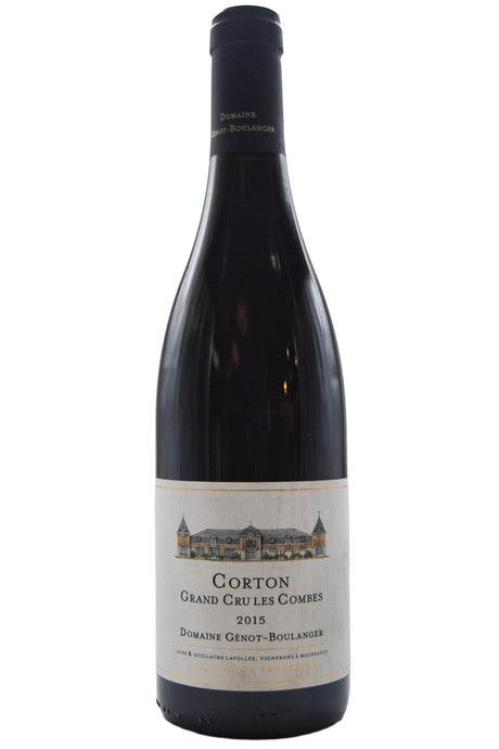 Bottle of Domaine Genot-Boulanger Corton Les Combes 2015-Red Wine-Flatiron SF