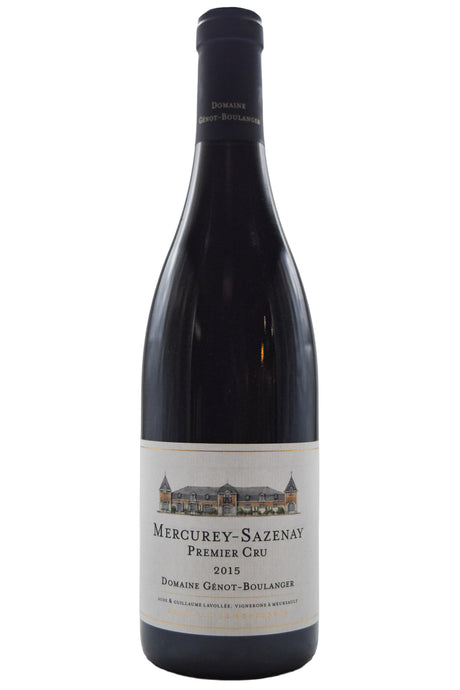 Bottle of Domaine Genot-Boulanger Mercurey 1er Cru En Sazenay 2015-Red Wine-Flatiron SF