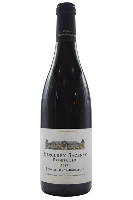 Bottle of Domaine Genot-Boulanger Mercurey 1er Cru En Sazenay 2017-Red Wine-Flatiron SF