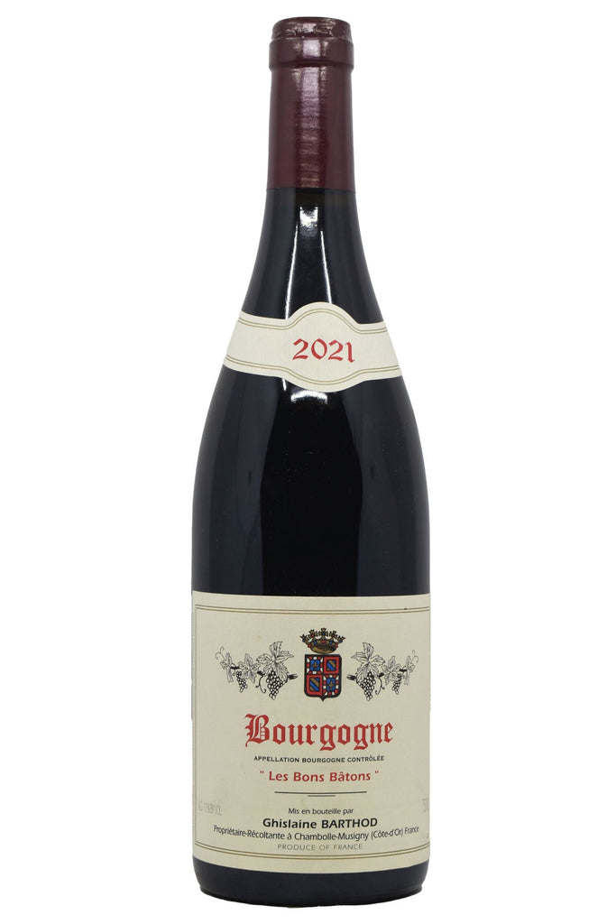 Bottle of Domaine Ghislaine Barthod Bourgogne Rouge Les Bons Batons 2021-Red Wine-Flatiron SF