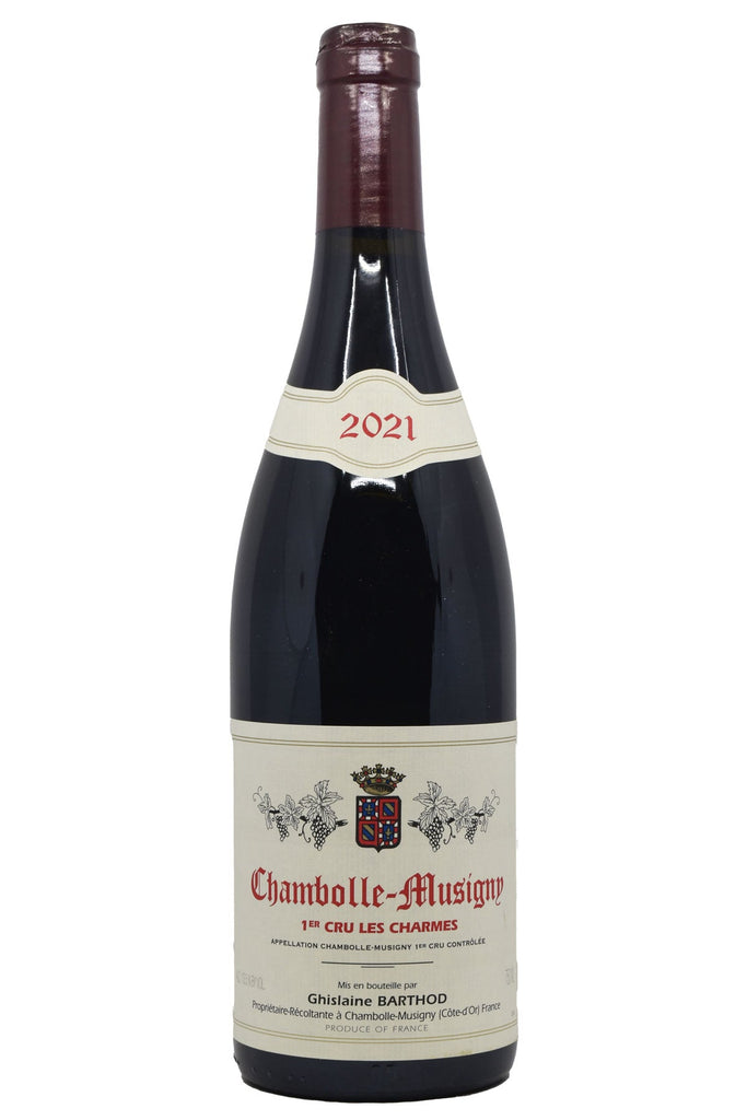 Bottle of Domaine Ghislaine Barthod Chambolle-Musigny 1er Cru Les Charmes 2021-Red Wine-Flatiron SF