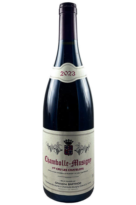 Bottle of Domaine Ghislaine Barthod Chambolle-Musigny 1er Cru Les Chatelots 2023 [NET]-Red Wine-Flatiron SF