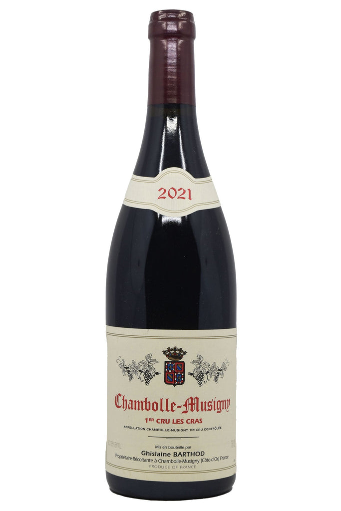 Bottle of Domaine Ghislaine Barthod Chambolle-Musigny 1er Cru Les Cras 2021-Red Wine-Flatiron SF