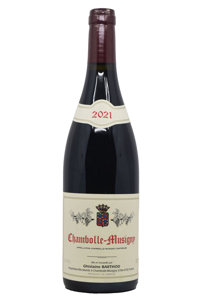 Bottle of Domaine Ghislaine Barthod Chambolle-Musigny 2021-Red Wine-Flatiron SF