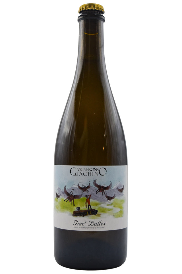 Bottle of Domaine Giachino Savoie Pet Nat Giac Bulles 2022-Sparkling Wine-Flatiron SF