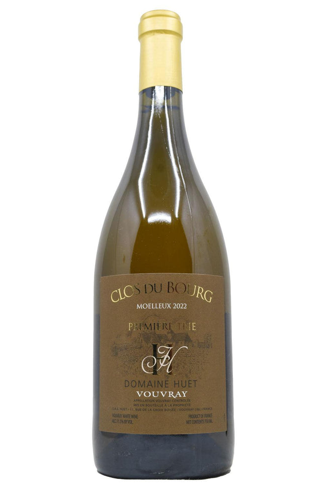 Bottle of Domaine Huet Vouvray Moelleux 1ere Trie Clos du Bourg 2022-White Wine-Flatiron SF