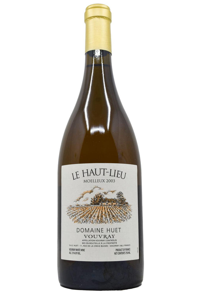 Bottle of Domaine Huet Vouvray Moelleux Le Haut Lieu [ex-domaine 2023] 2003-White Wine-Flatiron SF