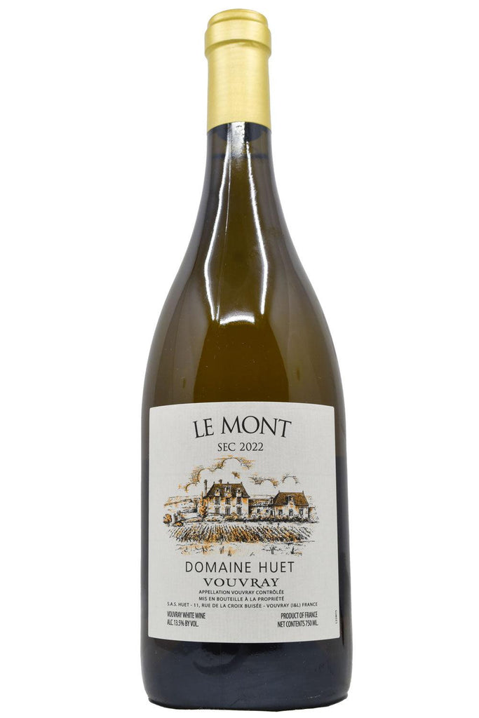 Bottle of Domaine Huet Vouvray Sec Le Mont 2022-White Wine-Flatiron SF