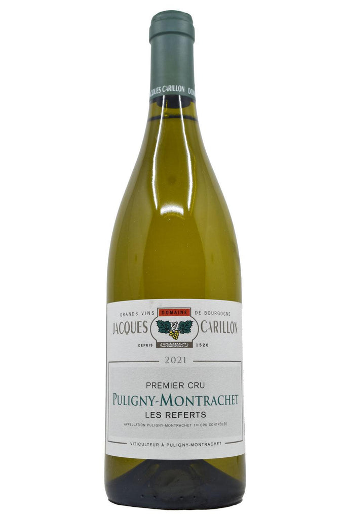 Bottle of Domaine Jacques Carillon Puligny-Montrache 1er Cru Les Referts 2021-White Wine-Flatiron SF