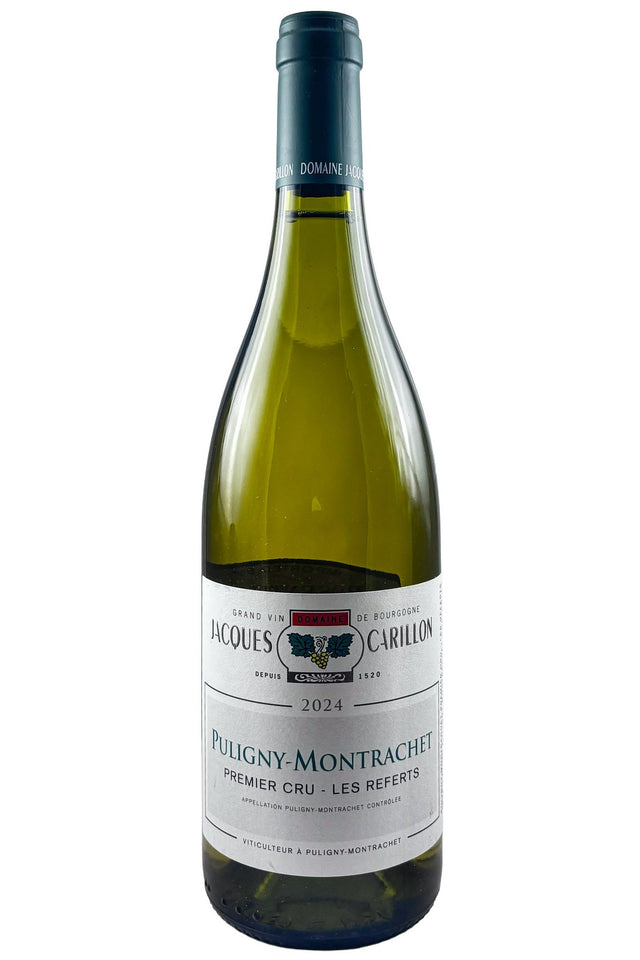 Bottle of Domaine Jacques Carillon Puligny-Montrachet 1er Cru Les Referts 2024 [NET]-White Wine-Flatiron SF