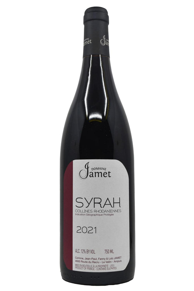 Bottle of Domaine Jamet Collines Rhodaniennes Syrah 2021-Red Wine-Flatiron SF