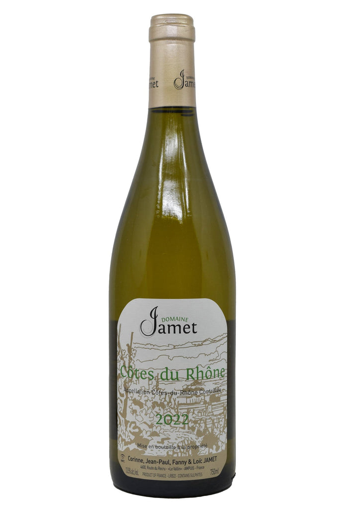 Bottle of Domaine Jamet Cotes-du-Rhone Blanc 2022-White Wine-Flatiron SF