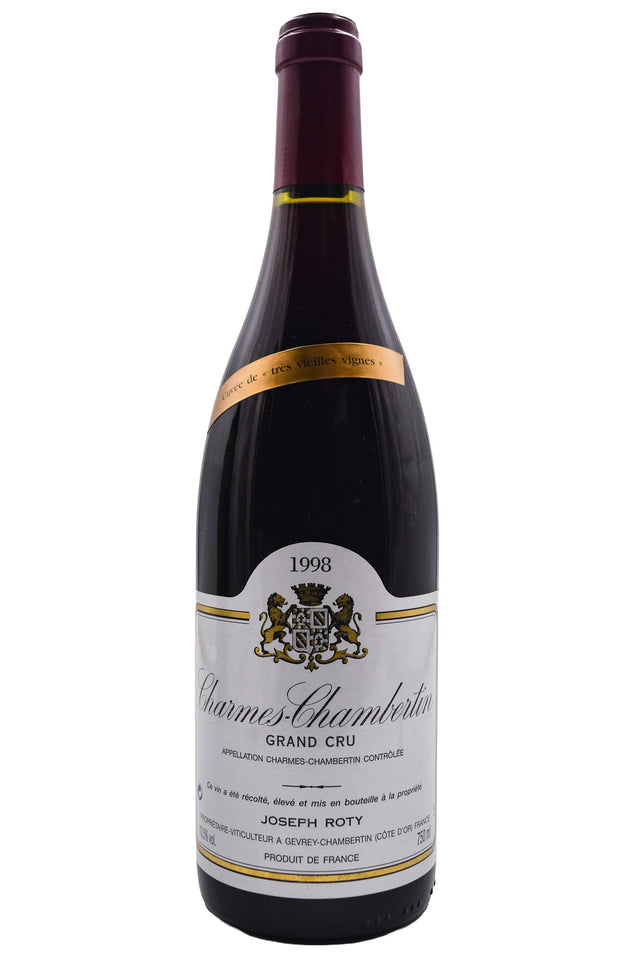 Bottle of Domaine Joseph Roty Charmes-Chambertin Cuvee de Tres Vieilles Vignes 1998-Red Wine-Flatiron SF