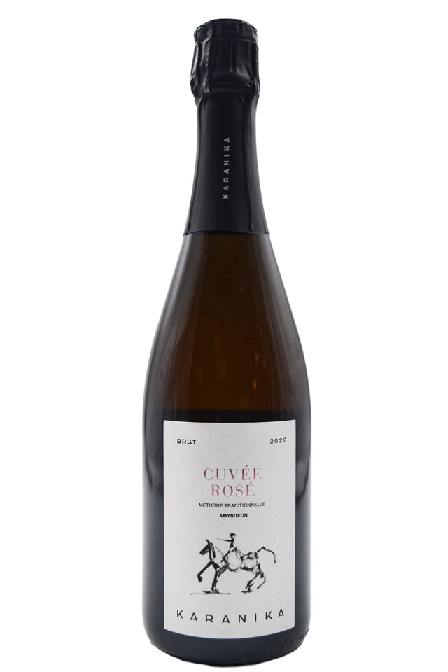Bottle of Domaine Karanika Cuvee Rose Brut 2022-Sparkling Wine-Flatiron SF