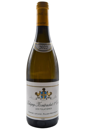 Bottle of Domaine Leflaive Puligny Montrachet 1er Cru Les Folatieres 2022 [NET]-White Wine-Flatiron SF
