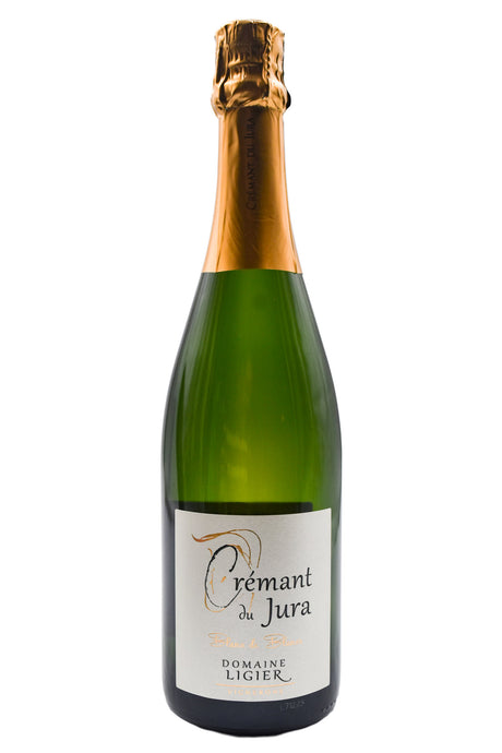 Bottle of Domaine Ligier Cremant du Jura Blanc de Blancs Brut NV-Sparkling Wine-Flatiron SF