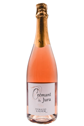 Bottle of Domaine Ligier Cremant du Jura Rose Brut NV-Sparkling Wine-Flatiron SF