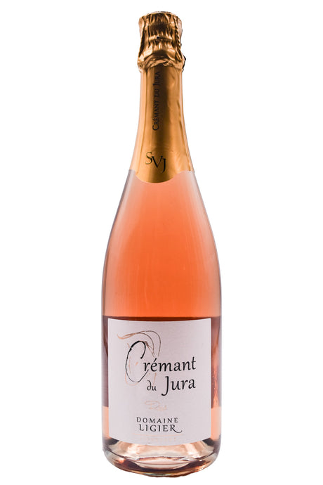 Bottle of Domaine Ligier Cremant du Jura Rose Brut NV-Sparkling Wine-Flatiron SF