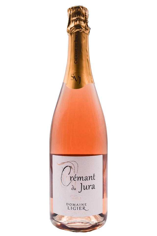 Bottle of Domaine Ligier Cremant du Jura Rose Brut NV-Sparkling Wine-Flatiron SF