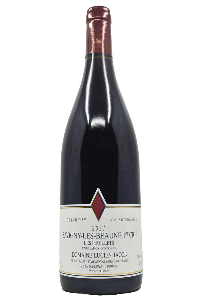 Bottle of Domaine Lucien Jacob Savigny-les-Beaune Rouge 1er Cru Les Peuillets 2021-Red Wine-Flatiron SF