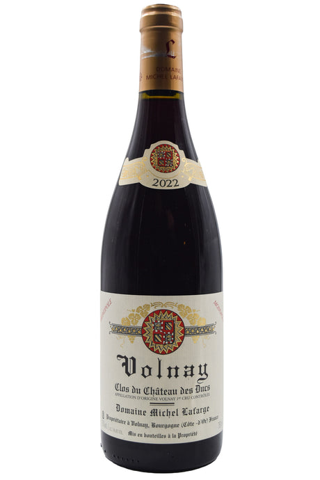 Bottle of Domaine Michel Lafarge Volnay 1er Cru Clos du Chateau des Ducs Monopole 2022-Red Wine-Flatiron SF