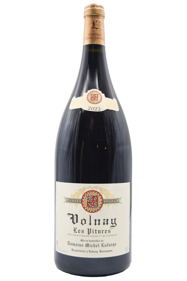 Bottle of Domaine Michel Lafarge Volnay 1er Cru Les Pitures 2022 (1.5L) [NET]-Red Wine-Flatiron SF
