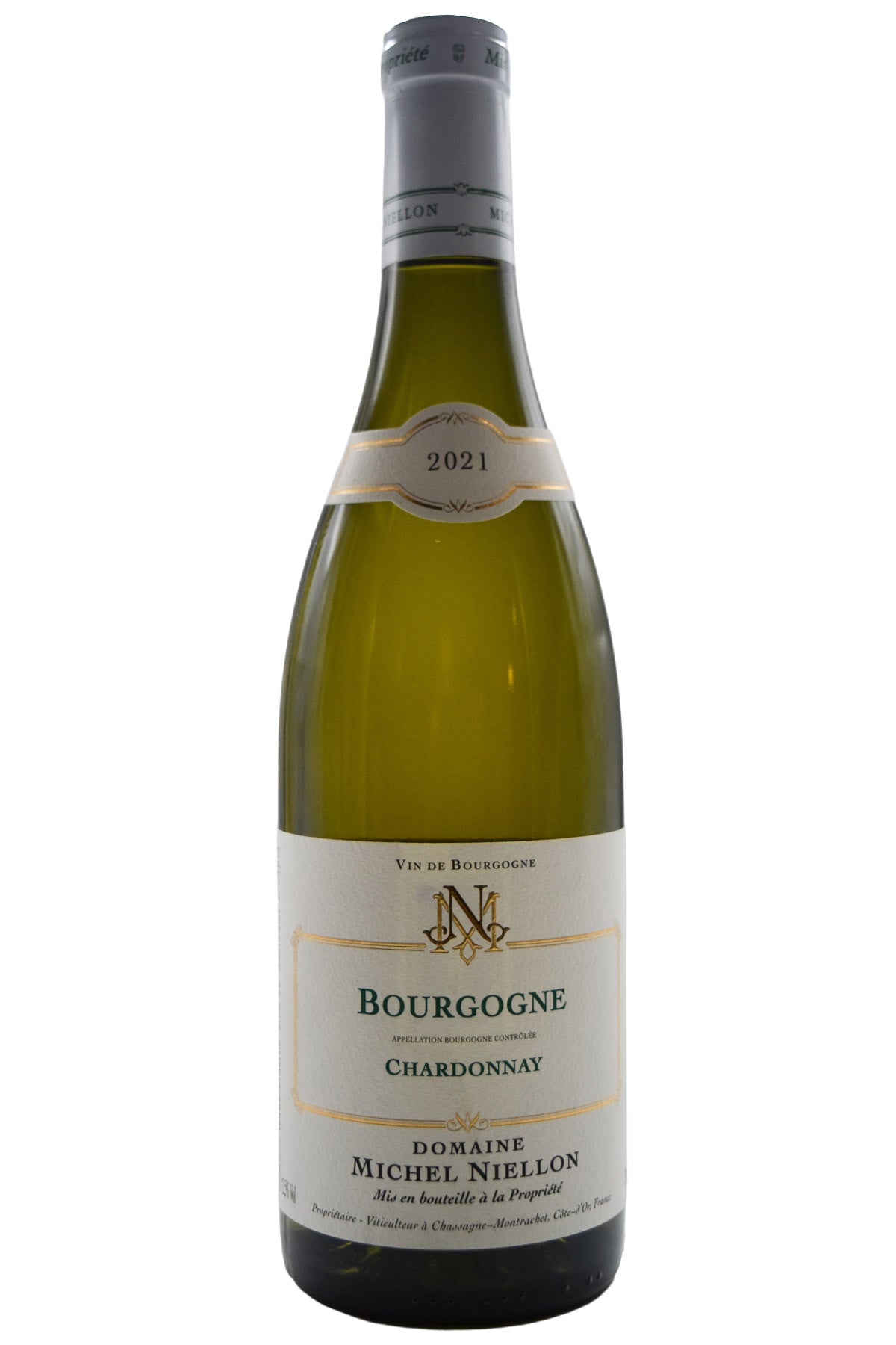 Bottle of Domaine Michel Niellon Bourgogne Chardonnay 2021-White Wine-Flatiron SF