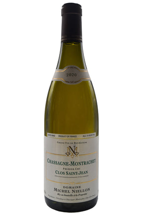 Bottle of Domaine Michel Niellon Chassagne Montrachet Clos Saint Jean 1er Cru 2020 [NET]-White Wine-Flatiron SF
