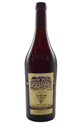 Bottle of Domaine Overnoy-Crinquand Arbois-Pupillin Trousseau La Bidode 2022-Red Wine-Flatiron SF