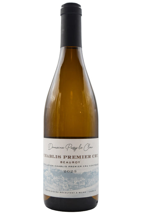 Bottle of Domaine Passy Le Clou Chablis Beauroy 1er Cru 2023-White Wine-Flatiron SF