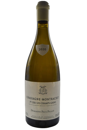 Bottle of Domaine Paul Pillot Chassagne Montrachet 1er Cru Champs-Gain 2020 [NET]-White Wine-Flatiron SF