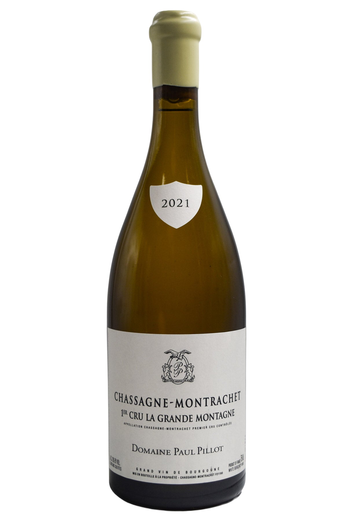 Bottle of Domaine Paul Pillot Chassagne-Montrachet 1er Cru La Grande Montagne 2021 [NET]-White Wine-Flatiron SF