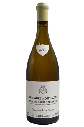 Bottle of Domaine Paul Pillot Chassagne-Montrachet 1er Cru La Grande Montagne 2021 [NET]-White Wine-Flatiron SF