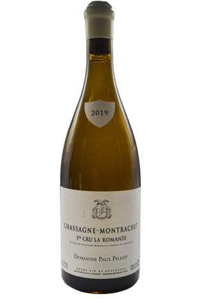 Bottle of Domaine Paul Pillot Chassagne Montrachet 1er Cru La Romanee 2019 [NET]-White Wine-Flatiron SF