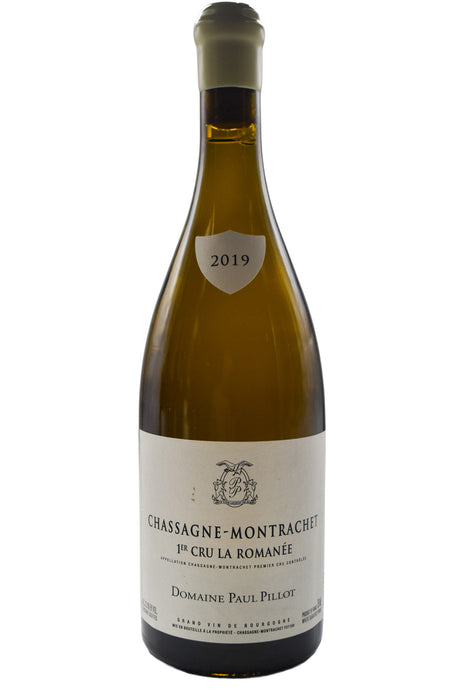 Bottle of Domaine Paul Pillot Chassagne Montrachet 1er Cru La Romanee 2019 [NET]-White Wine-Flatiron SF