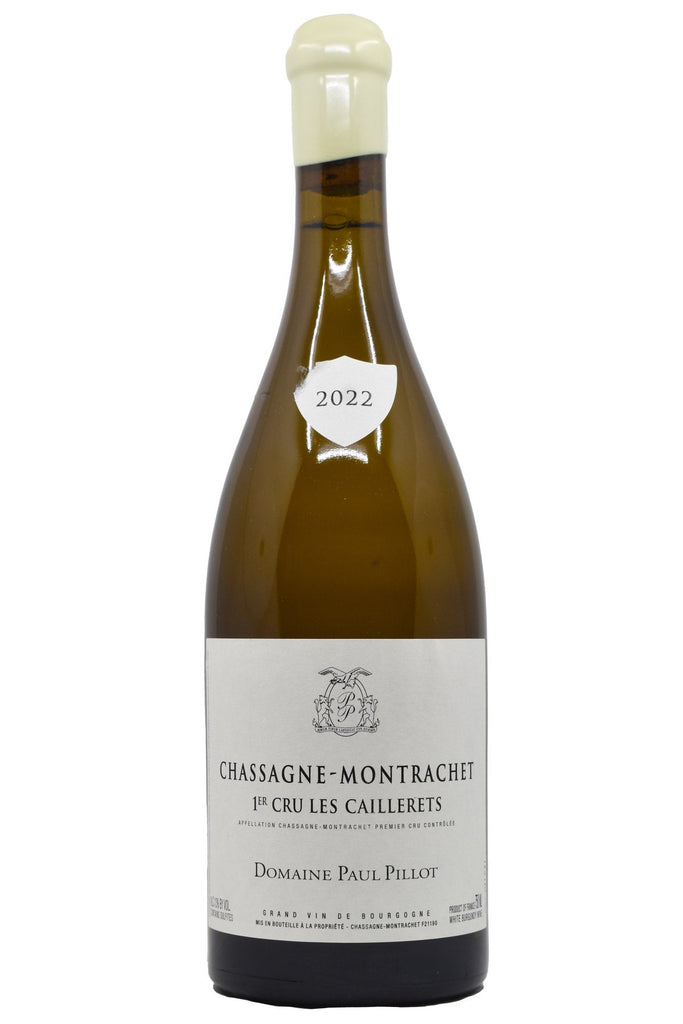 Bottle of Domaine Paul Pillot Chassagne-Montrachet 1er Cru Les Caillerets 2022-White Wine-Flatiron SF