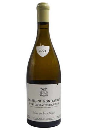Bottle of Domaine Paul Pillot Chassagne-Montrachet 1er Cru Les Grandes Ruchottes 2021 [NET]-White Wine-Flatiron SF