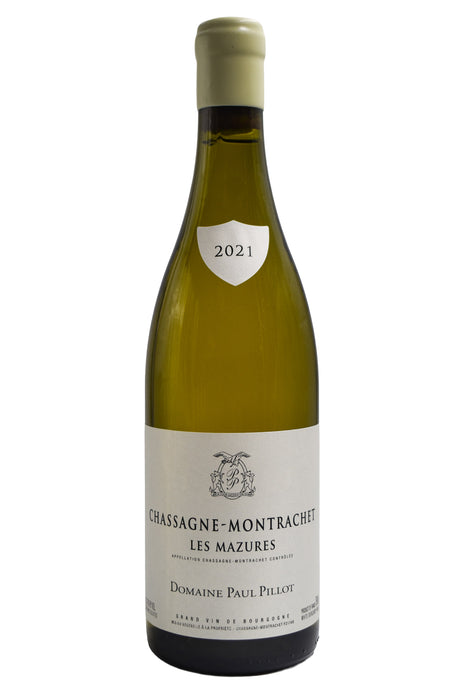 Bottle of Domaine Paul Pillot Chassagne-Montrachet Les Mazures 2021 [NET]-White Wine-Flatiron SF