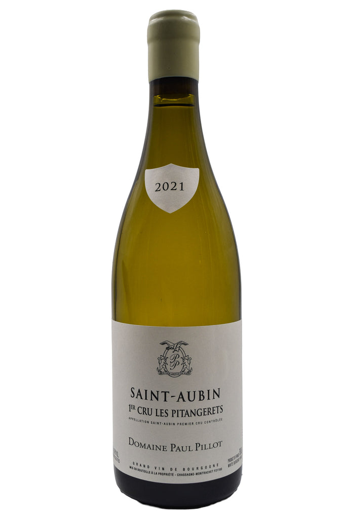 Bottle of Domaine Paul Pillot Saint Aubin Les Pitangerets 2021 [NET]-White Wine-Flatiron SF