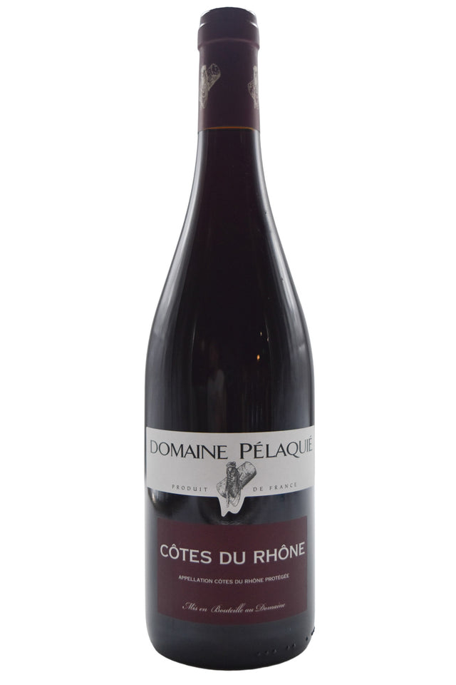 Bottle of Domaine Pelaquie Cotes du Rhone 2022-Red Wine-Flatiron SF
