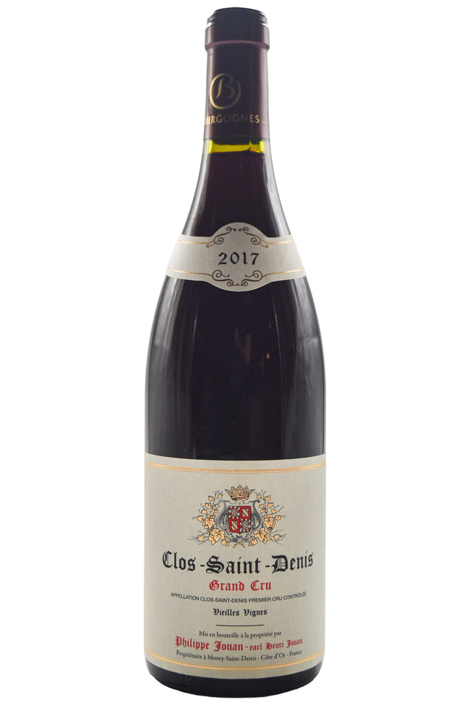 Bottle of Domaine Philippe Jouan Clos-Saint-Denis Grand Cru 2017-Red Wine-Flatiron SF