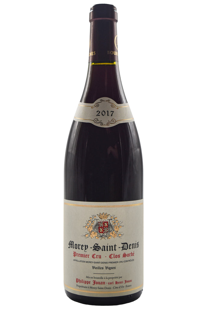 Bottle of Domaine Philippe Jouan Morey-Saint-Denis 1er Cru Clos Sorbe Vieilles Vignes 2017-Red Wine-Flatiron SF